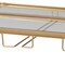 Baxton Studio Savannah Contemporary Glam and Luxe Gold Metal and Glass Wine Cart 220-12524-ZORO - alternate 5